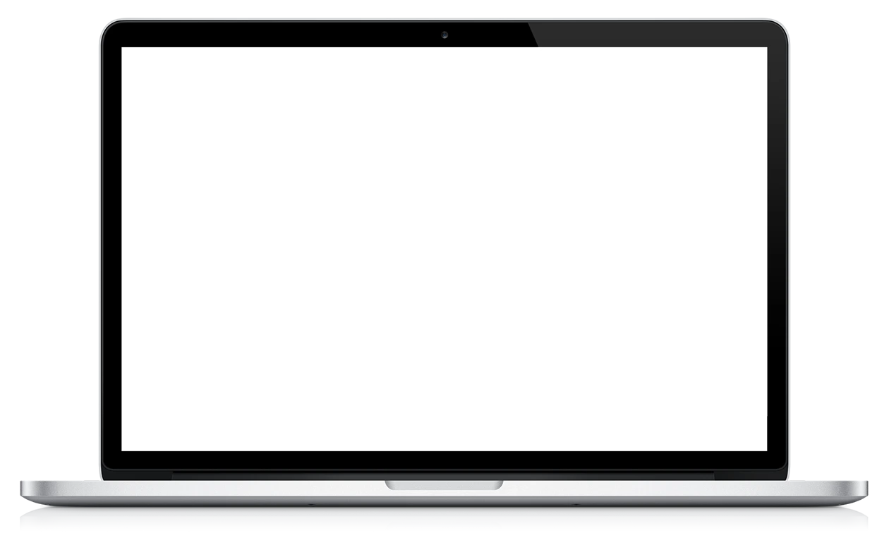 Laptop with travel booking interface